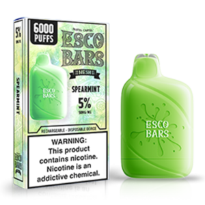 6000 Puff Spearmint Disposable